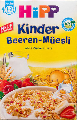 Kinder Beeren-Müesli front packaging