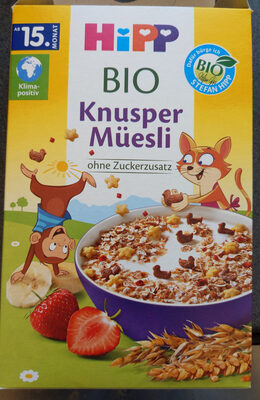Knusper Müsli front packaging