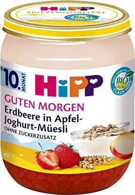Erdbeere in Apfel-Joghurt-Müsli