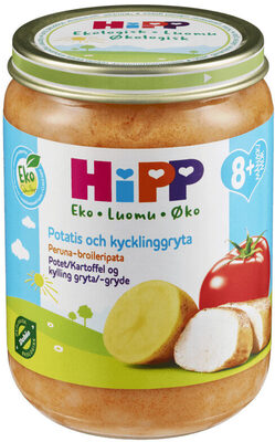 Hipp Potet og Kyllinggryte 8md