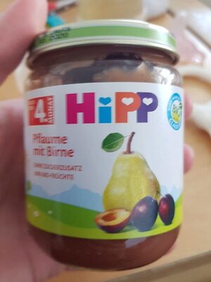 Pflaume mit Birne front packaging