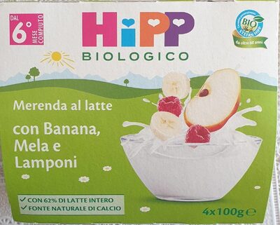 Merenda al latte front packaging