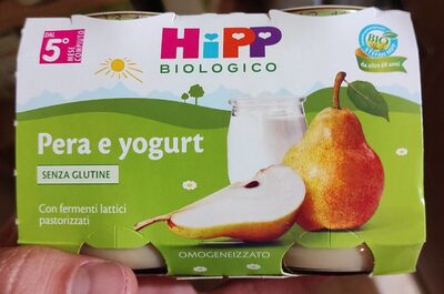 Pera e yogurt