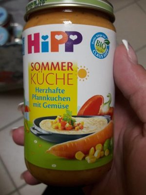 Herzhafte Pfannkuchen mit Gemüse