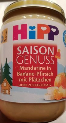 Mandarine in banane pfirsich