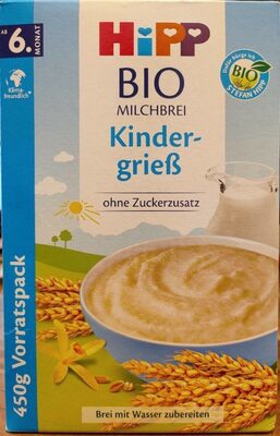 Hipp Bio Milchbreis Kindergrieß