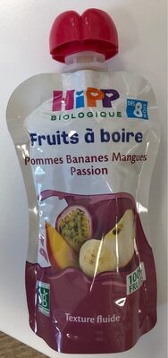 Hipp fruits a boire pommes bananes mangues passion