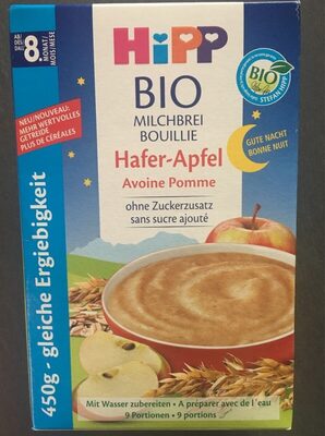 Bouillie avoine pomme