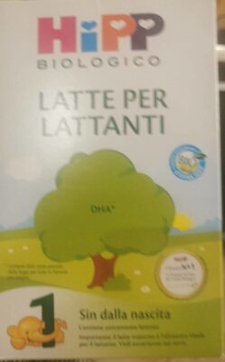 Hipp bio 1 600gr front packaging