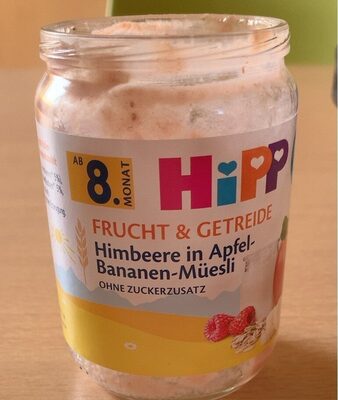 Himbeere in Apfel-Bananen-Müsli (ab 8. Monat)