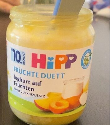 Früchte Duett Joghurt auf Früchten