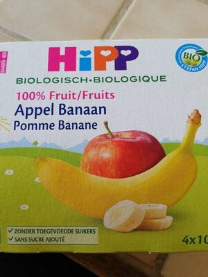 Hipp 100% fruits pomme banane