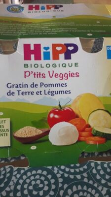 Gratin de pommes de terre et légumes