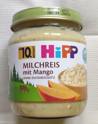 Milchreis mit Mango