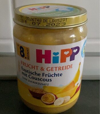 Exotische Früchte mit Couscous (ab 8. Monat)