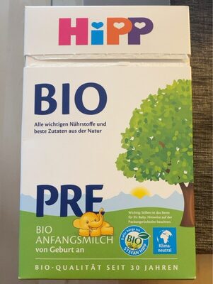 Bio Anfangsmilch Pre