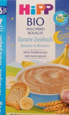 Hipp bouillie banane et biscotte