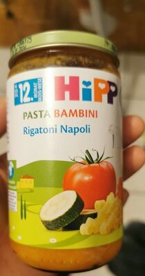 Pasta bambini rigatoni napoli front packaging