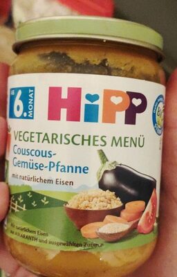 Vegetarisches Menü Couscous-Gemüse-Pfanne