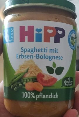 Spaghetti mit Erbsen Bolognese (ab 6. Monat)