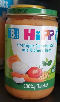 Cremiger Gemüse-Reis mit Kichererbsen (ab 8. Monat)