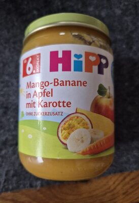 Mango Banane in Apfel mit Karotte