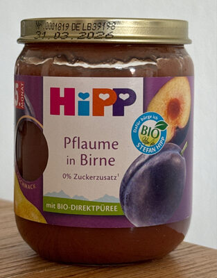 Pflaume mit Birne 4. Monat
