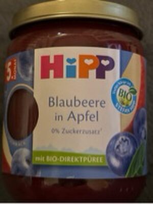Blaubeere in Apfel (ab 5. Monat)