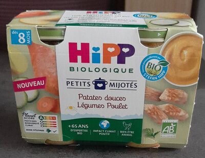 Patates douce légumes poulet