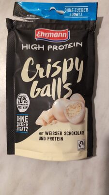 High Protein Crispy Balls - Weiße Schokolade