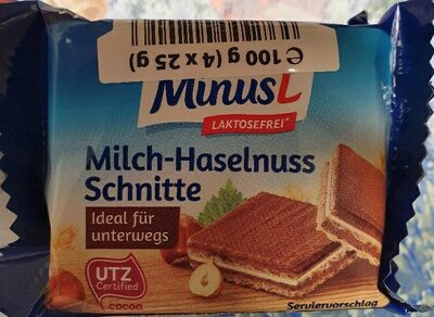 Milch-Haselnuss Schnitte
