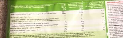 Gefüllte Hörnchen Nuss - Nougat - Creme nutrition facts table