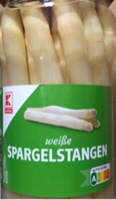 Weiße Spargelstangen