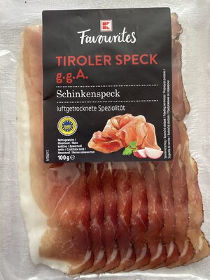 Tiroler Speck front packaging