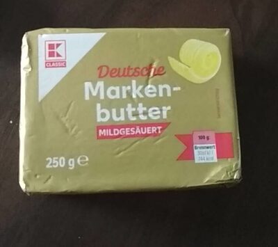 Deutsche Markenbutter front packaging