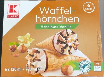 Waffelhörnchen Haselnuss