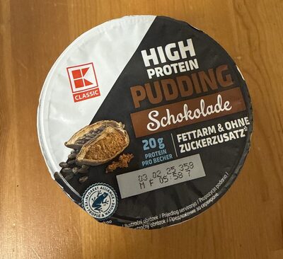 High Protein Pudding Schoko