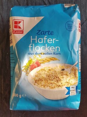 Zarte Haferflocken front packaging