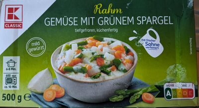 Gemüse mit grünem Spargel