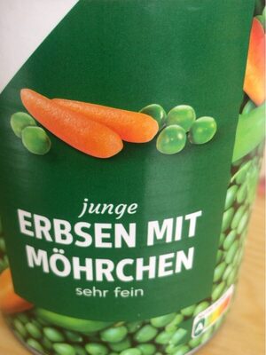 Junge Erbsen mit Möhren - sehr fein