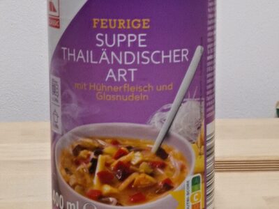 Feurige Suppe Thailändische Art