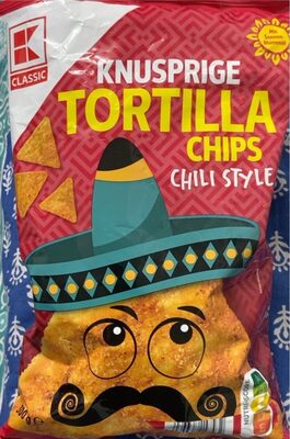 Tortilla Chips Chili Style front packaging