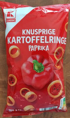 Knusprige Kartoffelringe Paprika