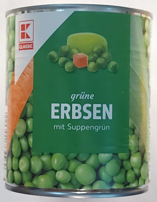 Grüne Erbsen mit Suppengrün