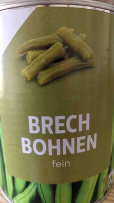 Brech Bohnen fein front packaging