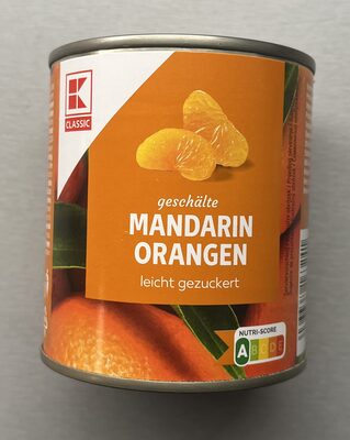Mandarinkový kompot front packaging