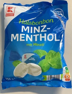 Halsbonbon Minz-Menthol front packaging