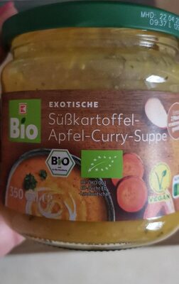 Süßkartoffel Äpfel-Curry Suppe front packaging