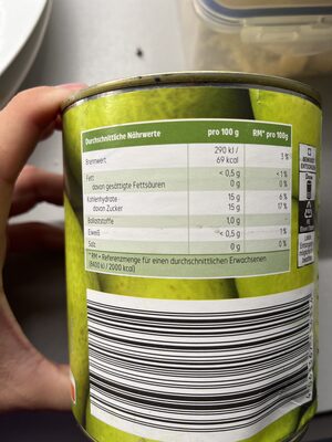 Birnen von K-Classic nutrition facts table