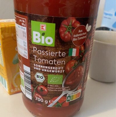 Passierte Tomaten/ Bio front packaging